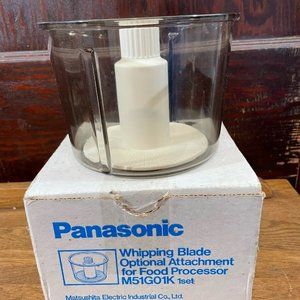 Panasonic Whipping Blade Food Processor Attachment Kit No M51G01K New Old Stock